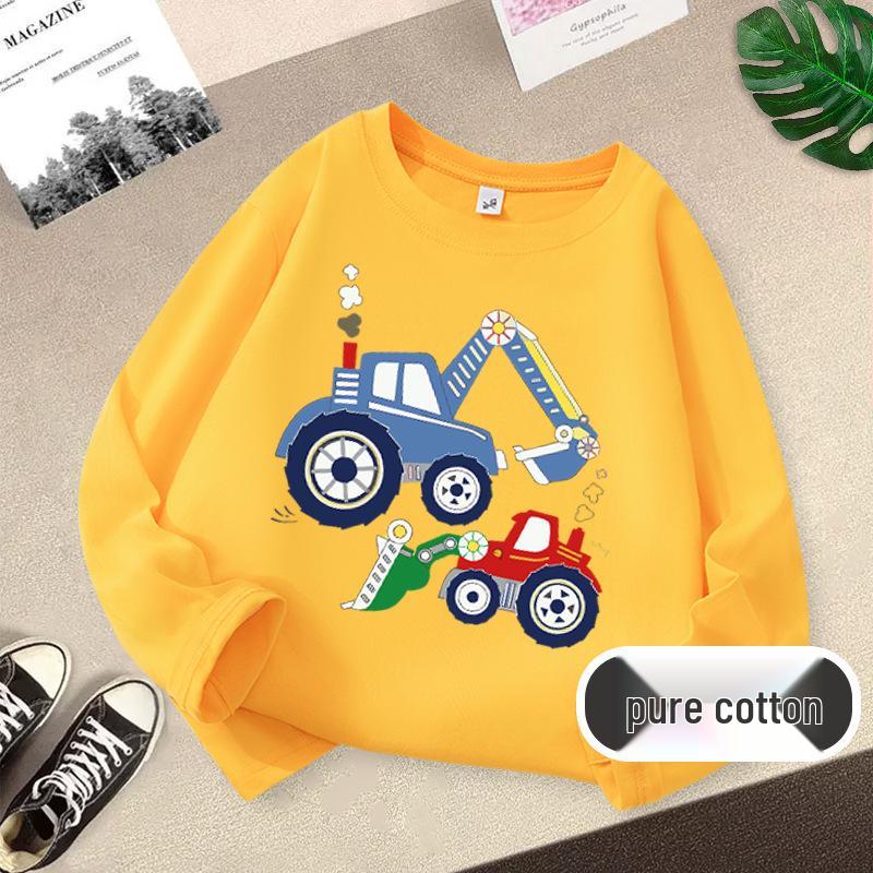 Children's Pure Cotton Long Sleeve T-shirt - Autumn Fashion