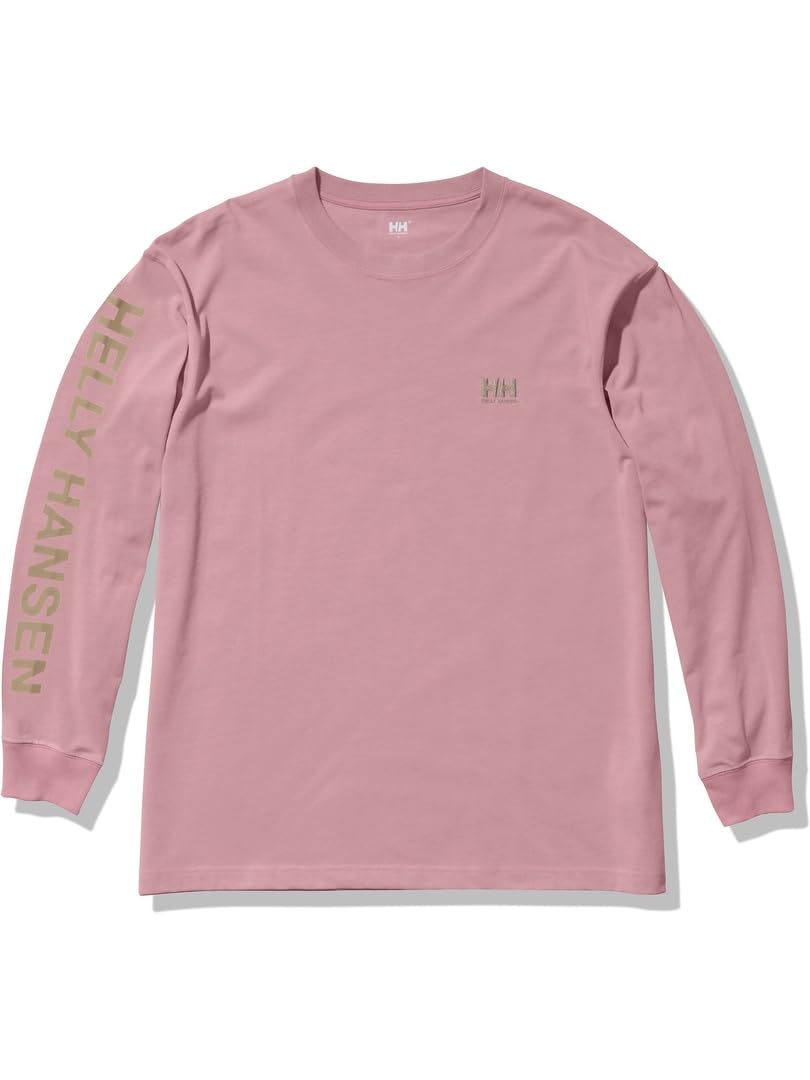 

Helly Hansen Long Sleeve Letter Pink XL Men s Tee, Shell,