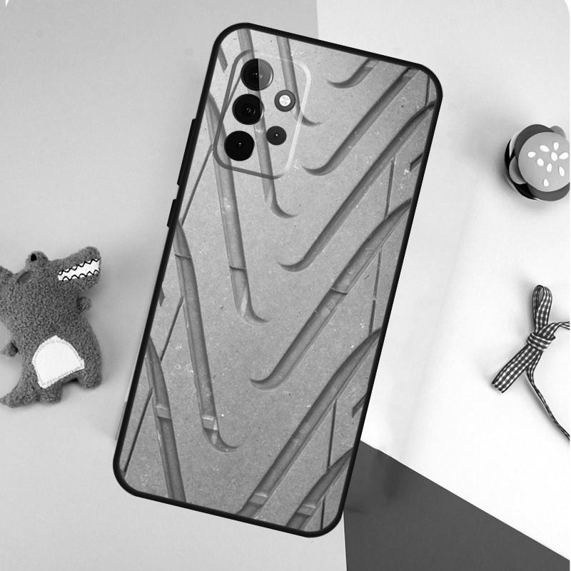 Tire Tread Pattern For Samsung Galaxy A53 A33 A13 A54 A34 A14 A55 A35 A15 A05 A06 A16 A22 A32 A52 Phone Case