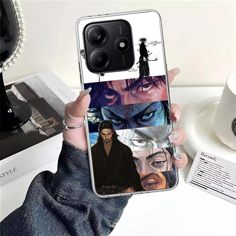 

Anime Vagabond Samurai Soft Phone Case For Xiaomi Redmi Note 15 14 14S 13 12 Pro Plus 12S 11 11S 11E 10 10S 11T 5G Fundas Coque Redmi Note 10 Pro 4G