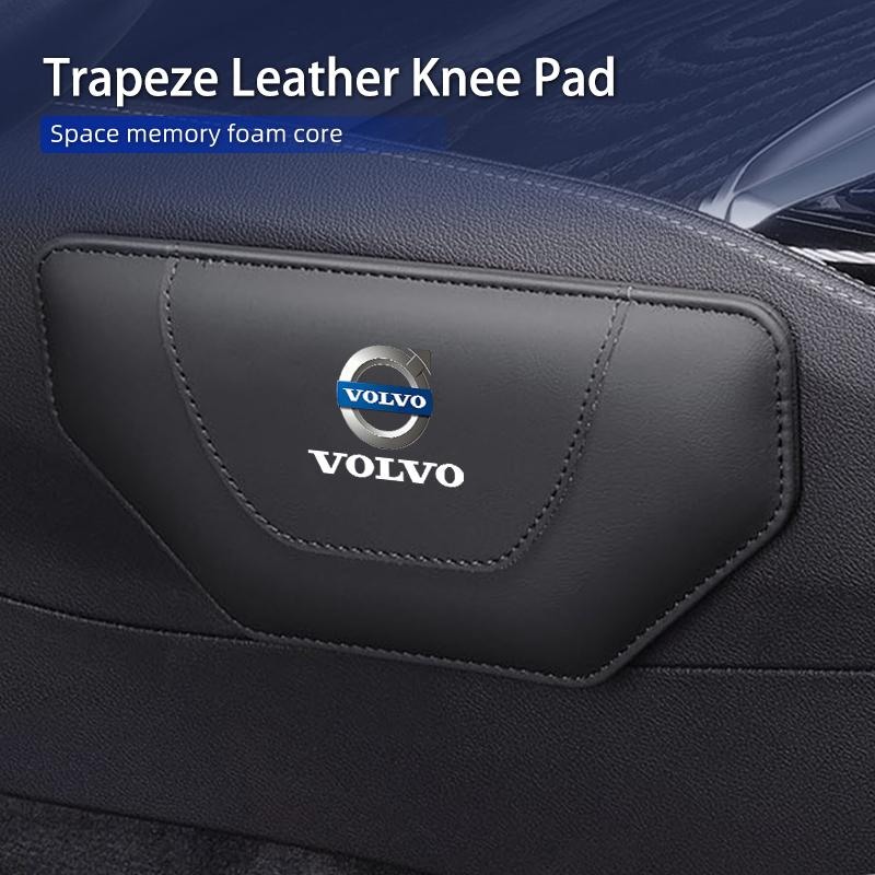 Leather Car Sticker Knee Leg Protective Pad Foot Armrest Cushion For Volvo V40 XC70 XC90 V70 V60 V50 S80 S40 AWD V90 S90 XC60