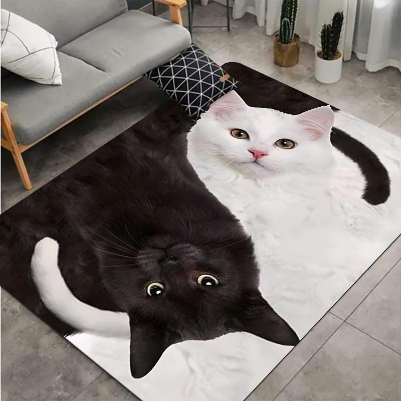 1PC Cute Dog Pattern Kitchen Rugs Non-Slip Home Door Mats Pop design Bathroom Rugs Bath Mat Carpet for Home Sink Laundry Decor