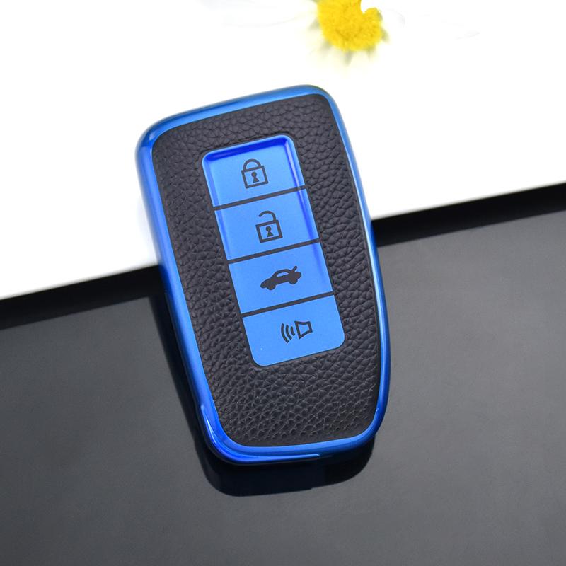 Piele TPU mașină cu 4 butoane husă husă suport pentru geanta pentru Lexus NX GS RX IS ES GX LX RC 200 250 350 LS 450H Accesorii de protecție