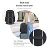 Men's Fashionable Solid Color Business Backpack - Large Capacity, Textured Design, Ideal for Commuting and Laptop Use