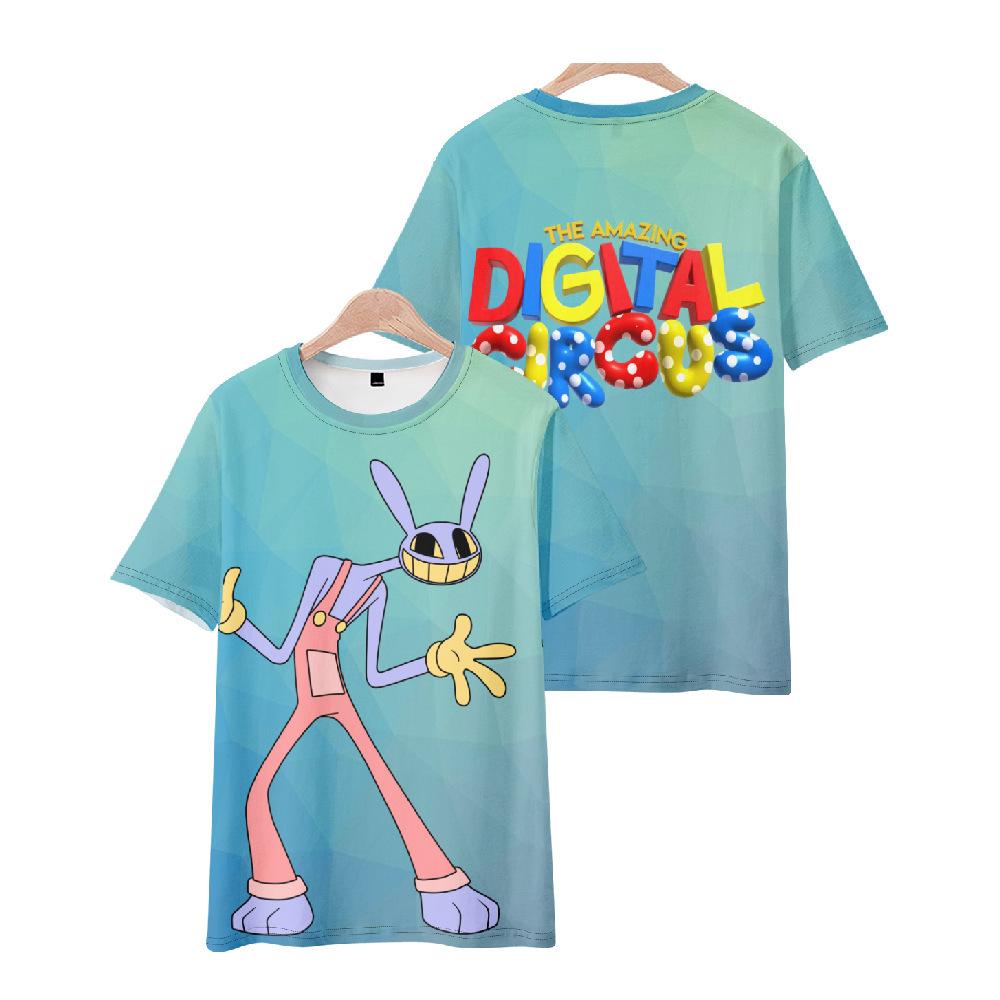 Lustiges Anime-T-Shirt „The Amazing Digital Circus“ in 19 Farben, cooles Herren-T-Shirt mit Rundhalsausschnitt, lässig, Unisex, Streetwear, Fashion, T-Shirt, Camisetas Ropa Hombre