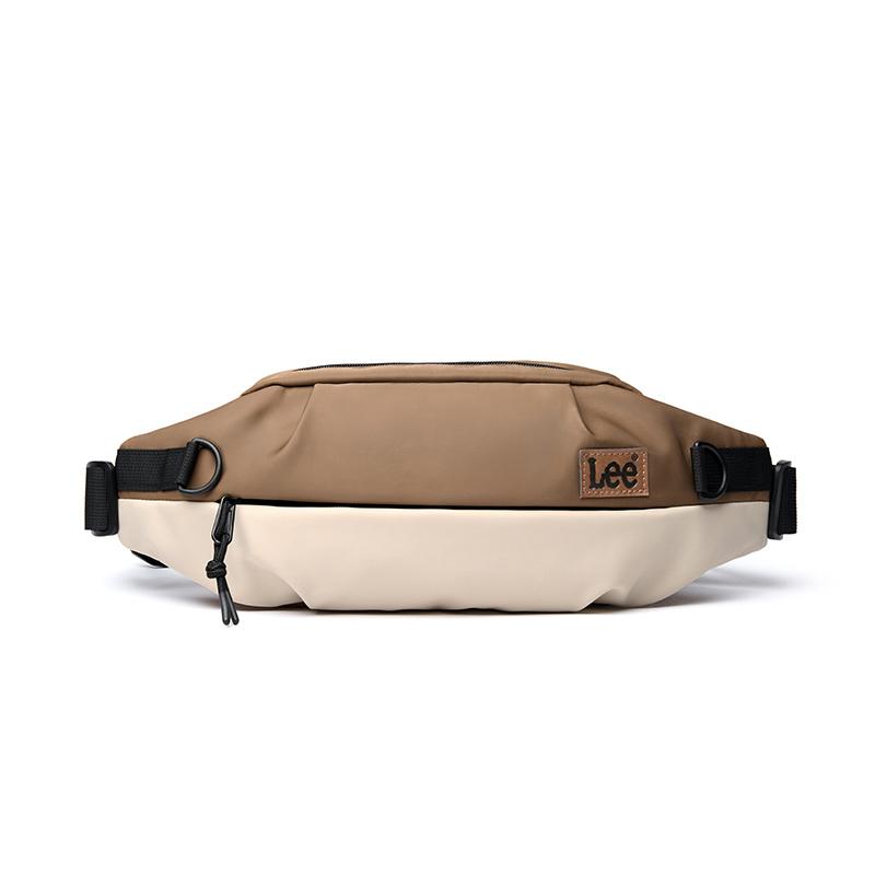 New Lee Oxford Crossbody Bag, Fanny Pack, Sling Bag Regular Unisex Apricot Coffee LE240032M-319
