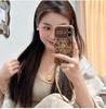 3D Camellia Lanyard Phone Case for iPhone 16/17 Pro Max with Large Window