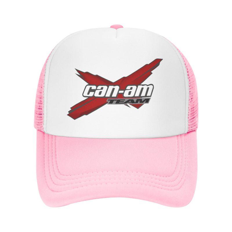 Custom BRP Can Am Logo Print Mesh Baseball Cap Summer Breathable Mesh Sun Hats Caps Unisex Outdoor Adjustable Casual Headwear