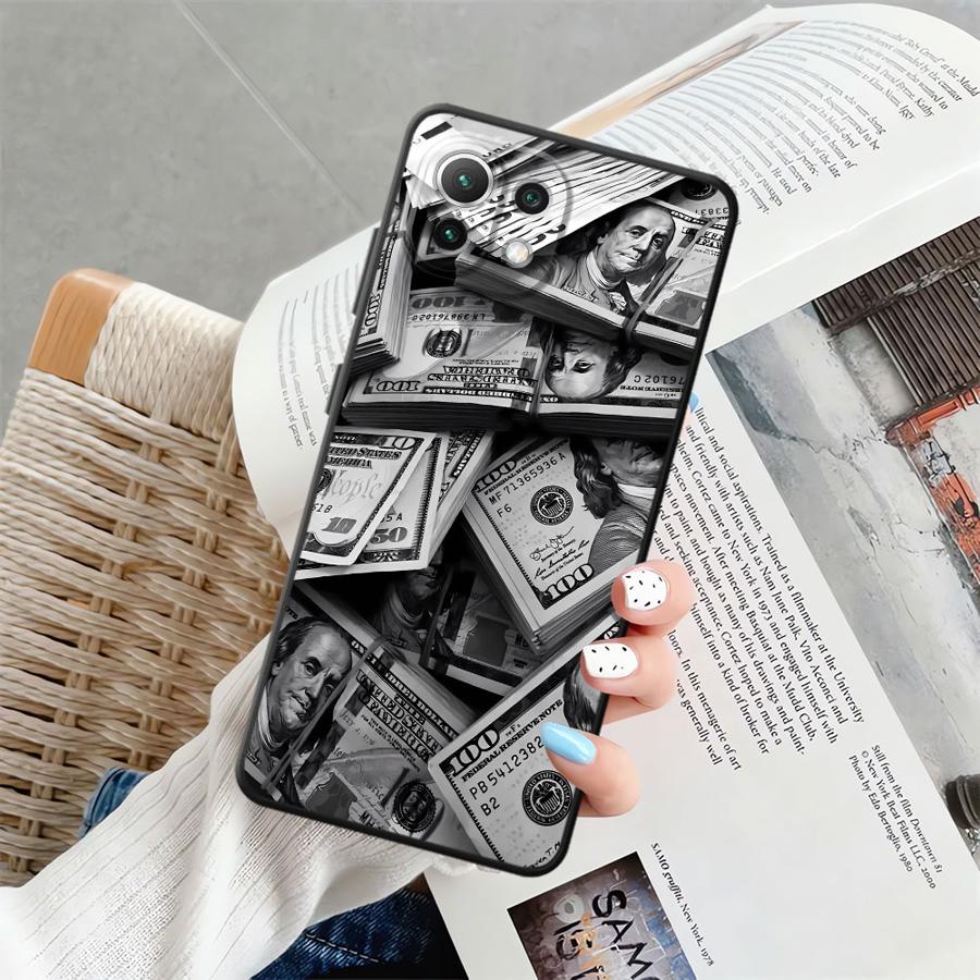 

Time Is Money Printed Funda Phone Cover Case for Xiaomi Mi 12 13 Lite 14 15 Pro 11 10T 12X 11T 12T Pro Xiaomi 12 Lite