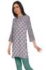 Moomaya Printed Side Slit Short Kurta Tunic For Women Summer Wear Ladies