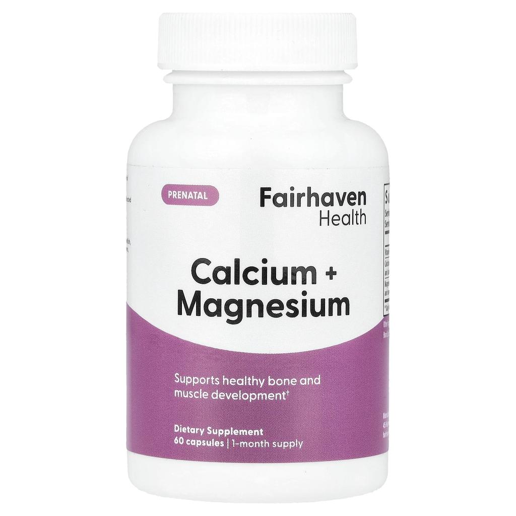Pregnancy, Calcium + Magnesium, 60 Capsules