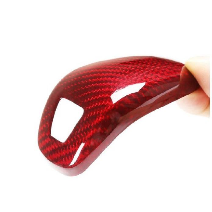 Real Carbon Fiber Gear Shift Knob Cover Trim Fit for Porsche Panamera 2017-20