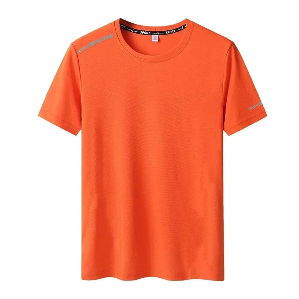 Plus Size 5XL 6XL 7XL T-Shirts Quick Dry Short Sleeve Tees Gym Jerseys Fitness Trainer Running Top Sportswear Male Clothes