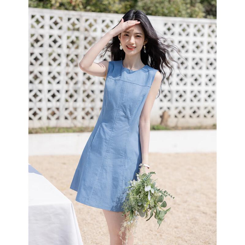 Mokana Women's Urban Casual Vest Dress MKNJD3687