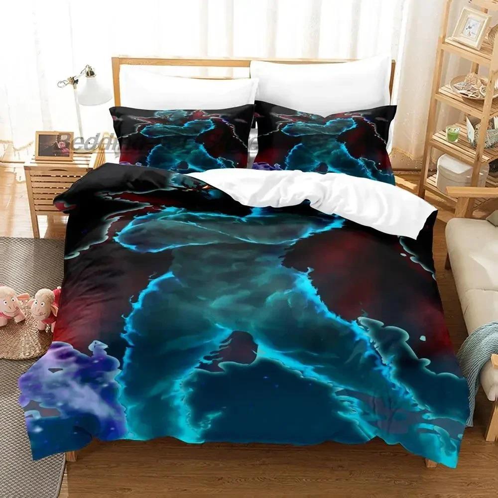 Tengen Toppa Gurren Lagann Bedding Sets,Girls Bed Supplies Set Duvet Cover Bed Comforter Set Bedding Set