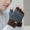 Men Men  Men Cold Protection and Warmth  Students Knitted Woolen Yarn  Exposed Fingers  Cycling with Fleece Writing