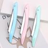 Portable Foldable Eyebrow Trimmer with Safe Stainless Steel Blade for Precise Shaping and Makeup Application