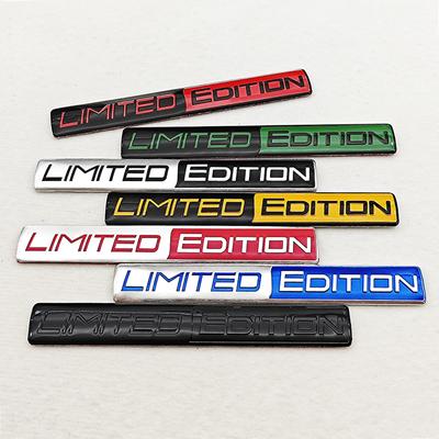 Emblemă Ediție Limitată Insigne 3D din Aluminiu Autocolant Auto Curse Sportive Emblemă Pentru Portbagaj Spate Aripă Laterală Mașină Motocicletă