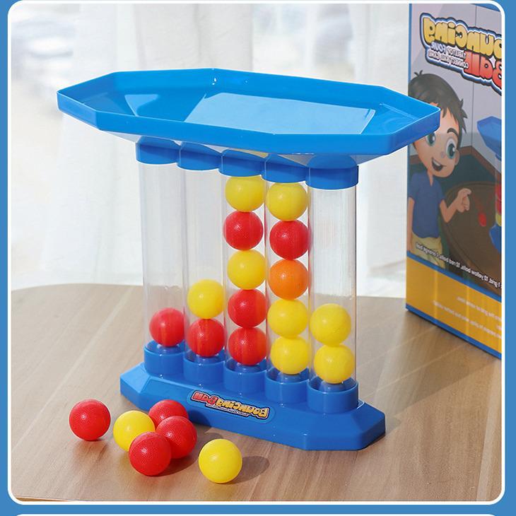 3D Tabletop Four-Ball Bouncing Game: Multi-player Interactive Toy
