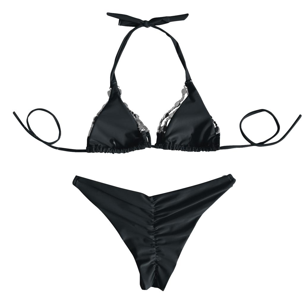 Women's Bikini Set Swimsuit Two Piece Filled Bra Swimwear Beachwear