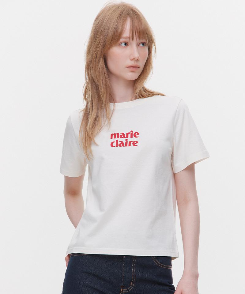 MARIE CLAIRE Basic Logo Short Sleeve T-Shirt (Magbts09M)