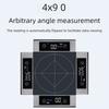 Riglă Unghiulară Protractor cu Laser pentru Măsurarea Unghiurilor cu Marcaj Bidirecțional cu Lumină Roșie Detector de Unghiuri cu Ecran Dublu