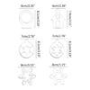 Zestaw 6 Foremek do ciastek o tematyce świątecznej Ze stali nierdzewnej Wykrawarki do fondantów
