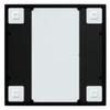 Wall Mirror Black 40x40 cm Metal