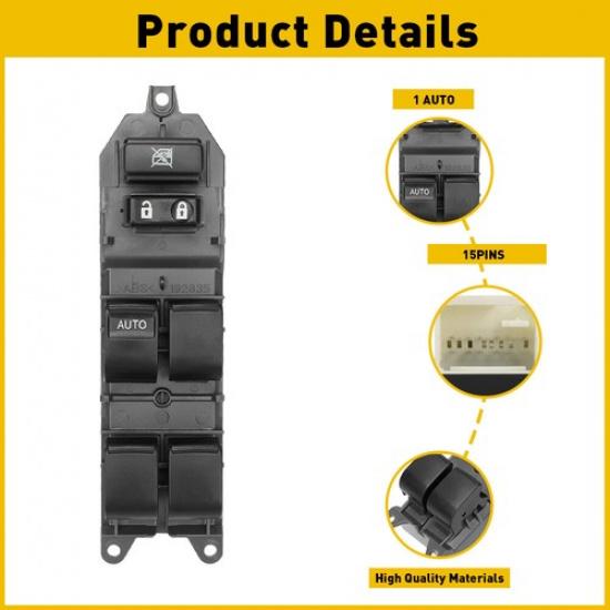 Master Power Window Door Switch For 2007-12 Toyota Camry Tundra Corolla RAV4 EOA