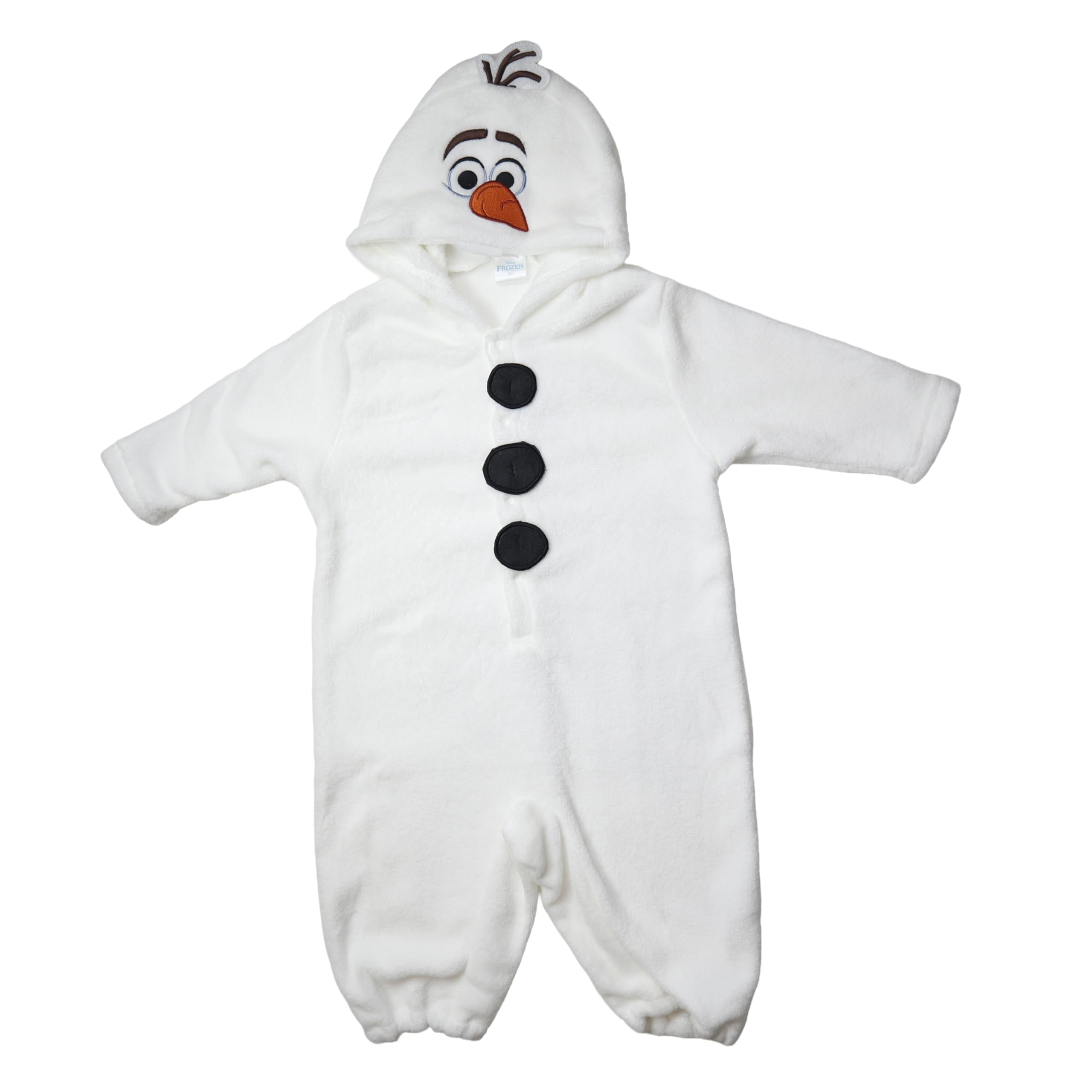 Disney Olaf Costume with Hood, Fluffy Fleece, Size 110