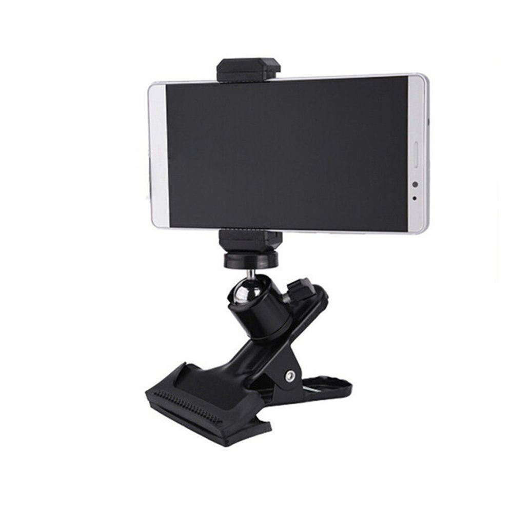 Broadcast Desktop Music Holder Guitar Phone Holder Tripod Clip Head Phone Holder Guitar Head Clip
