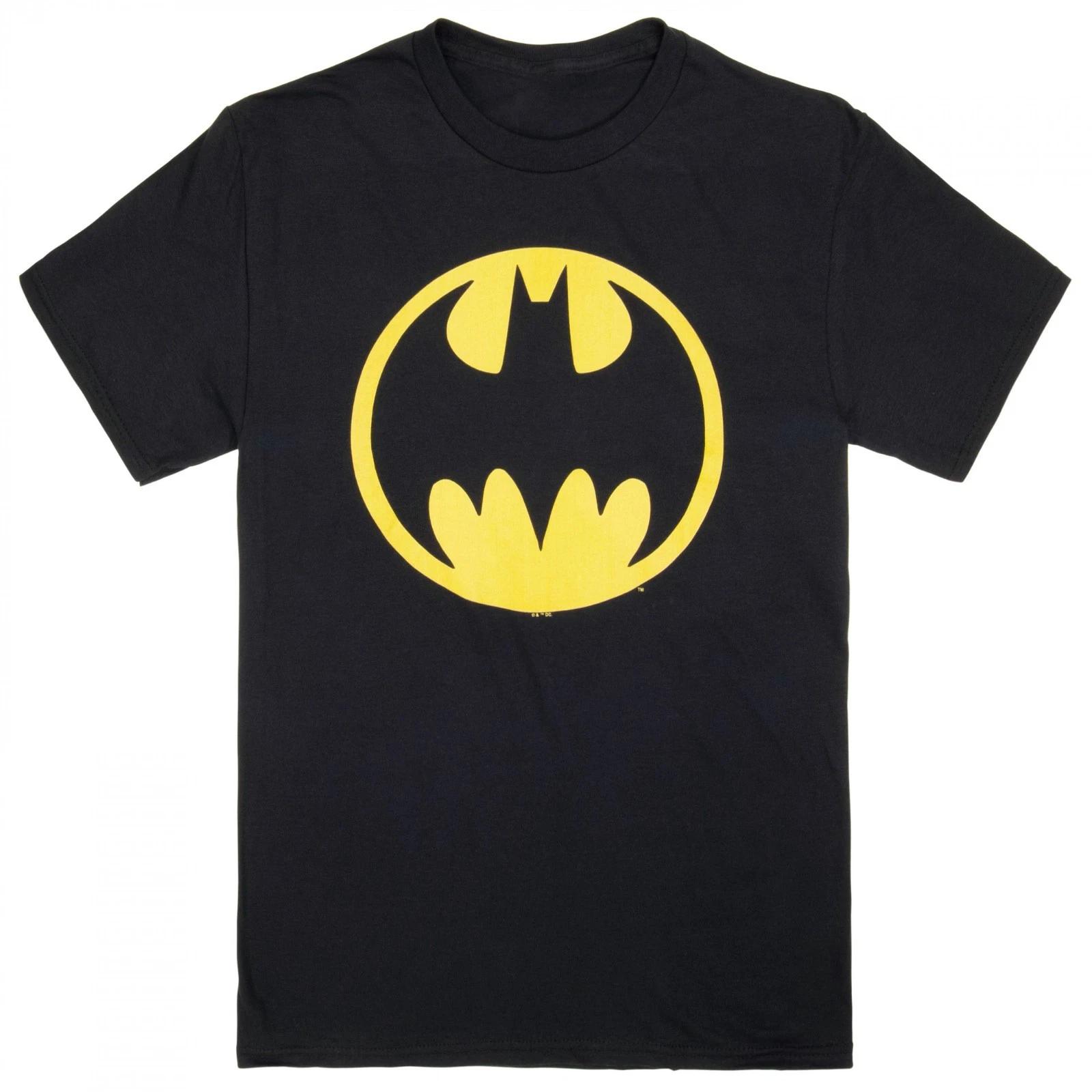 Batman Bat Signal Logo T-Shirt Gildan XL