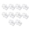 Türschloss Reparatur Clip Set 171837199, Kunststoff Auto Tür Gestänge Halter mit geschlitztem Stangenkanal, 10er Pack für tägliche Servicearbeiten