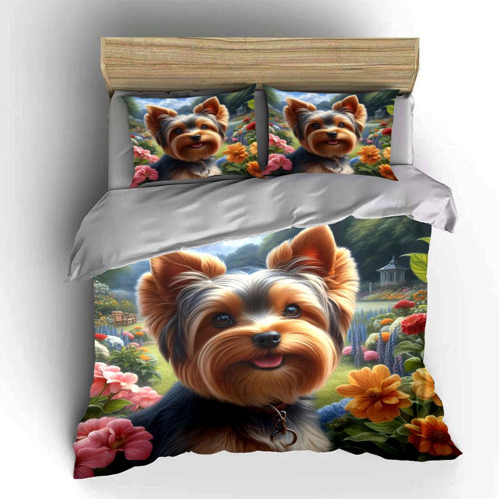 Nature-Inspired Pet Accessory Set Exquisite Three-Piece Bedding Set Gift For Kids And Adults