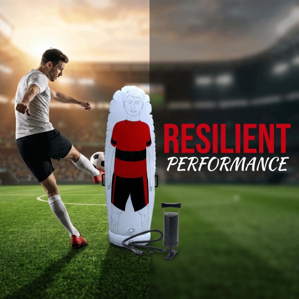 Freestanding Base Inflatable Mannequin Human-Shaped Print Football Practice Target Beginner Drills