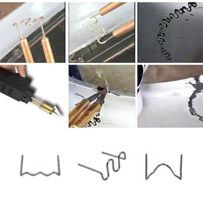 100Pcs Staples Bumper Fender Fairing Weld Gun Plastic Repair Kit For Kayak Car Body Repair Tools Bumper Cracks Durable