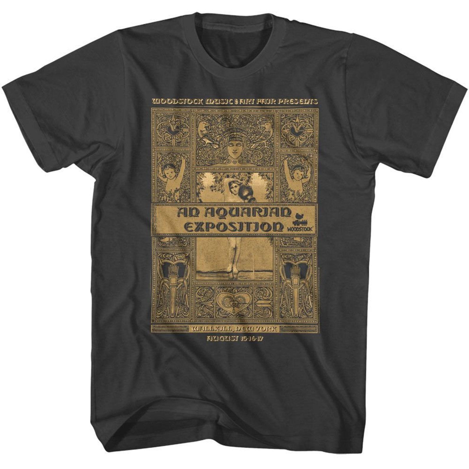 Woodstock Aquarian Expo Smoke T-Shirt 2XL