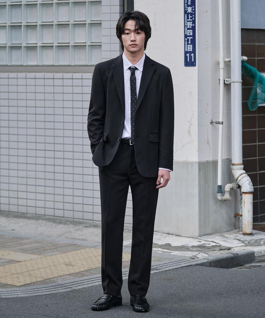 STCO Four-Way Stretch Essential Setup Pants_Black (Straight Fit)_Sepxz71Csb