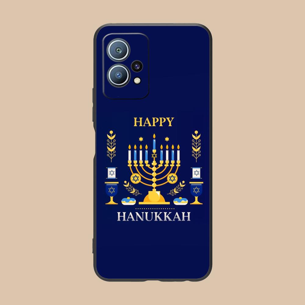 Jewish Hanukkah Mobile Phone Case for Huawei P60 P50 P40 P30 P20 P10 P9 P8 Pro Lite Plus Colorful Printing Cover Cover Luxury