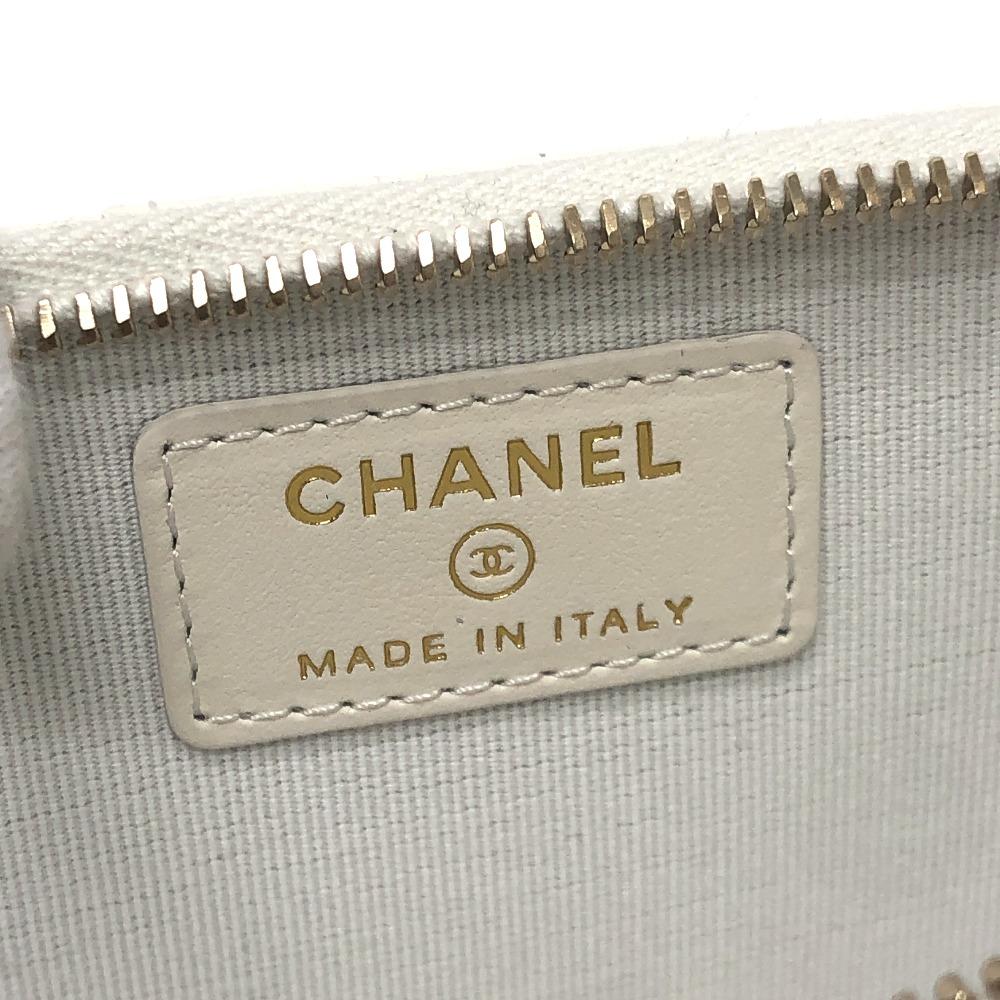 CHANEL AP4661 Cruise Collection Fragment Case Zip Wallet Card Case Unused