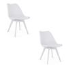 Mark Chair - White / White Legs X 2