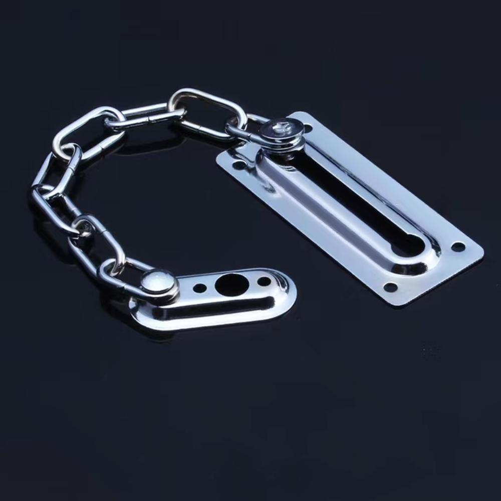 Stainless Stee Security Door Chain Home Sliding Fastener Anti Theft Lock Guard Latch