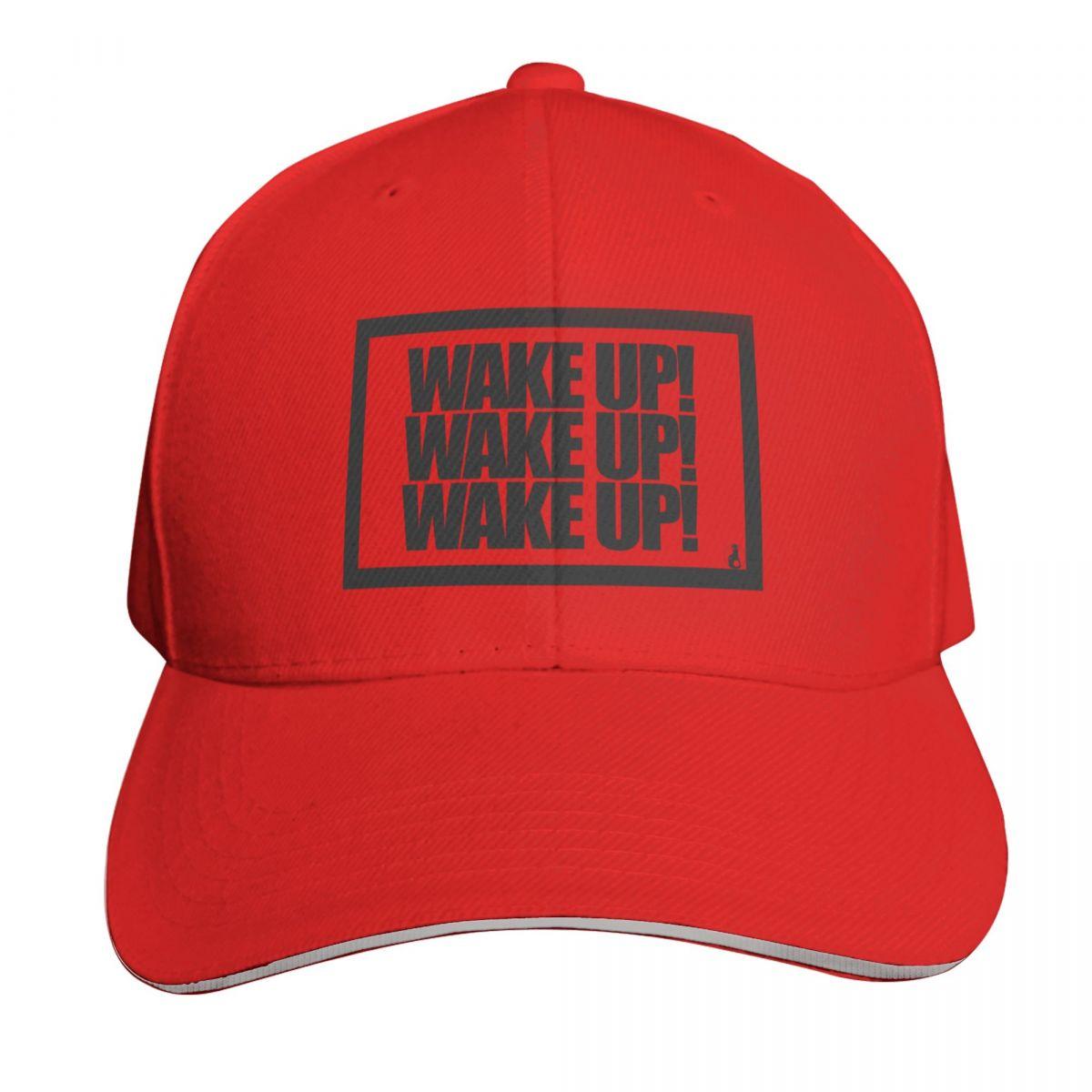 WAKE UP WAKE UP WAKE UP Baseball Cap Kids Hat funny hat Golf Wear Thermal Visor Luxury Women Unisexs