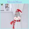 Festive Christmas Curtain Tiebacks With Delightful Santa Snowman And Reindeer Designs