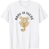 Garfield Hang In There Claw Marks Cartoon Cat T-Shirt