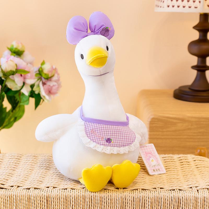 Cute Crooked Duck Plush Toy - Adorable Pet Figure Doll Cushion Gift for Girlfriend s Birthday 15cm, 0.04kg
