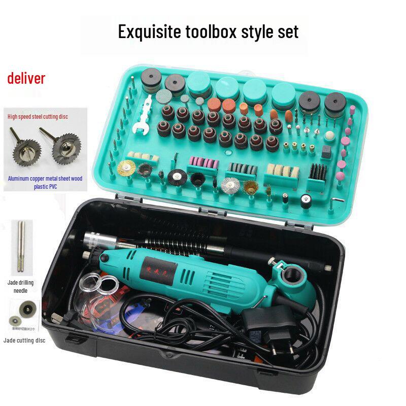 Copper Electric Grinder Pen for Wood, Jade, and Root Carving – Miniature Electric Drill and Grinding Tool