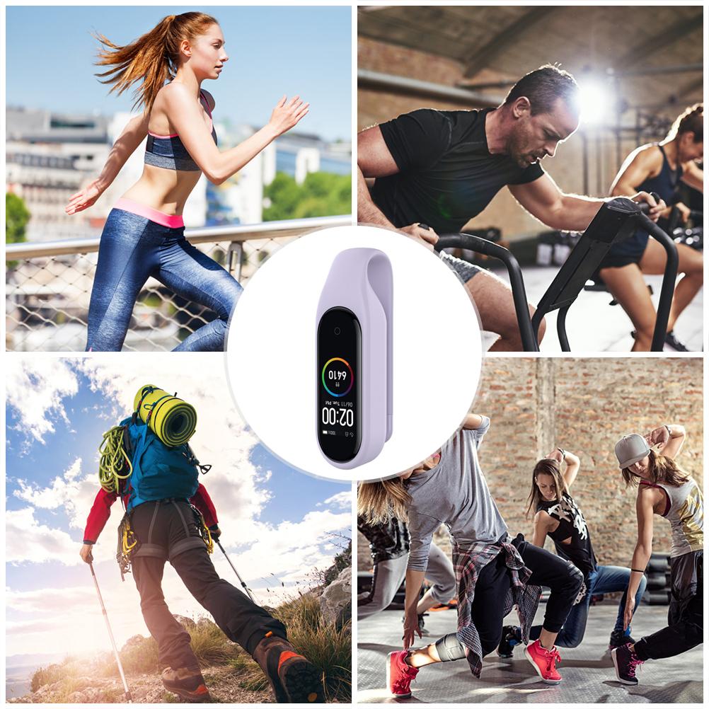 Náhradní klip držák měkký vodotěsný náramek ochranný pásek kryt pouzdro kompatibilní pro Mi Band 6