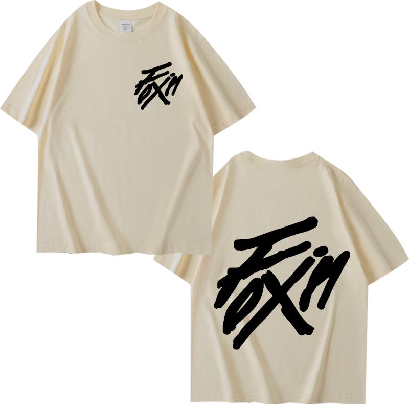 

Kpop ATEEZ FlX ON Мерч2025 Лето Горячая Распродажа Хлопковая Футболка с Принтом Модный Тренд Унисекс Свободный Повседневный Удобный Топ 4XL