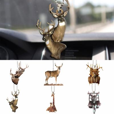 Acrylic Flat Small Deer Pendant Home Decoration Supplies,Funny Animal Wall Hangings